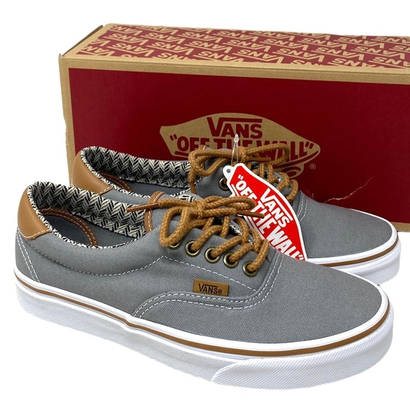 Vans Other - VANS Era 59 Low Top Shoes Men's Casual Sneakers Canvas Gray Chevron VN0A34589MC